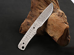 Заготівля на ножі із загартованої дамаської сталі 1 шт Spira 160x30x3mm