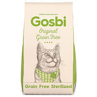 Сухой корм для котов Gosbi Original Cat Grain Free Sterilized 3 кг c клетчаткой
