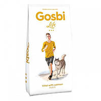 Сухой корм для собак Gosbi Life Vital With Salmon Maxi 12 кг c курицей и лососем