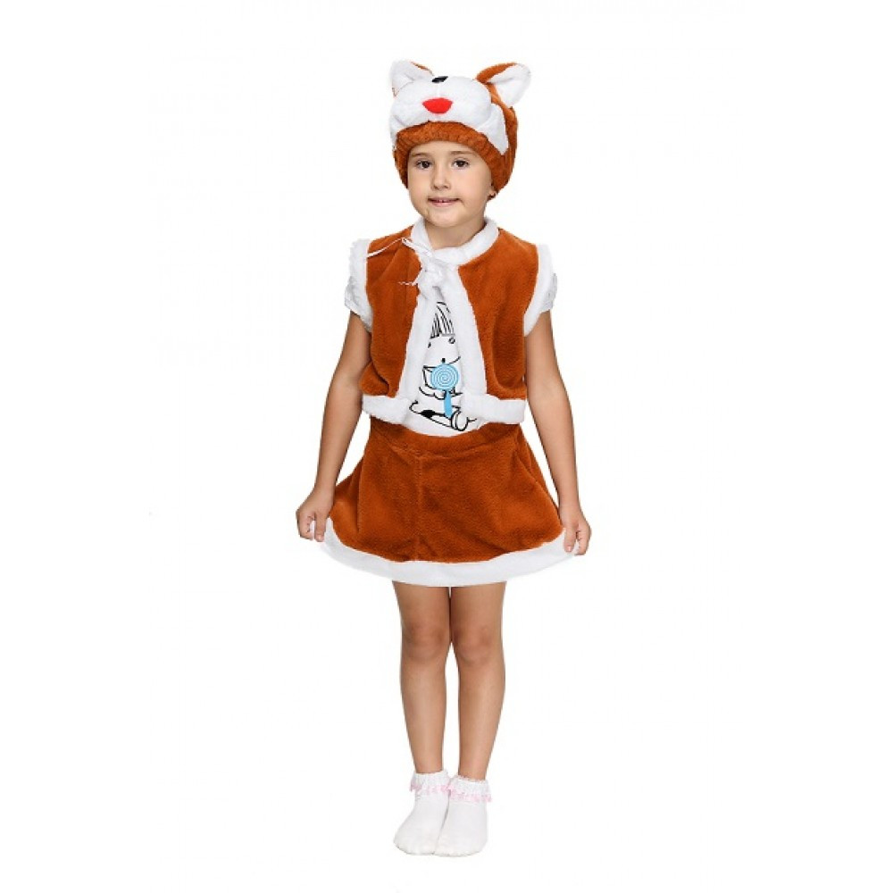 Карнавальний костюм Кішечки коричневої на свято, ранок, карнавал, фото 1