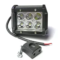 Фара LED дополнительная 12/24V, 6х3W, 97х80х62mm