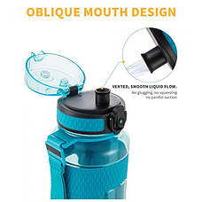 Пляшка для води KingCamp SILICON TRITAN BOTTLE (KA1144) (royal blue), фото 5