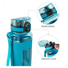 Пляшка для води KingCamp SILICON TRITAN BOTTLE (KA1144) (royal blue), фото 6