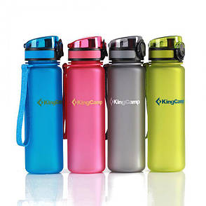 Пляшка для води KingCamp Tritan Straw Bottle 500ML (light green), фото 4