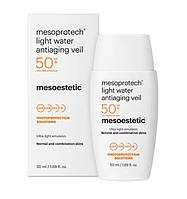 Сонцезахисна антивікова сироватка "Вуаль" SPF50 Mesoprotech Light Water Antiaging Veil SPF50, 50 мл