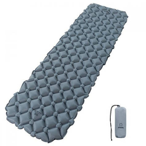 Надувний каримат Atepa MATTRESS (AM1008) (light grey), фото 1