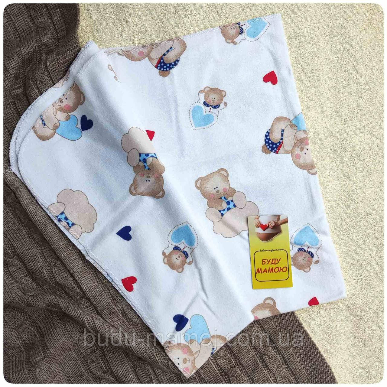 М'які фланелеві пелюшки для немовлят