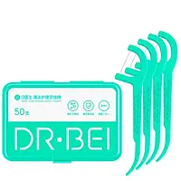 Зубна нитка-флос Xiaomi DR. BEI Dental Floss BOX (50 шт.)