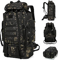 Blcak Camo TianYaOutDoor Военный Тактический Рюкзак для Мужчин Большой Армейский Рюкзак Molle Bag Походны