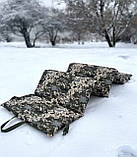 Карімат піксель ЗСУ - армійський розкладний карімат піксель ММ-14, фото 5