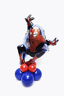 Фольгована куля фігура Людина павук на стійці з повітряних куль