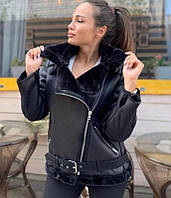 Куртка косуха женская Авиатор на меху . Хит продаж! Есть размеры.