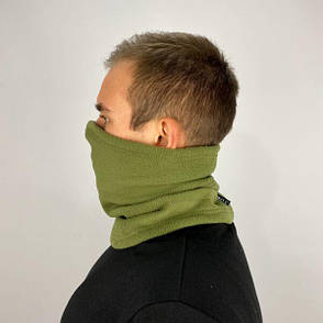 Баф анатомічний Fleece-220 олива (LE2713), фото 3