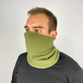 Баф анатомічний Fleece-220 олива (LE2713), фото 4
