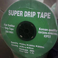 Трубка крапельного зрошення Super Drip Tape D16х0,20 крок 10см 1000 м