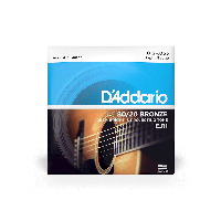 Струны для акустической гитары D'ADDARIO EJ11 80/20 (12-53)