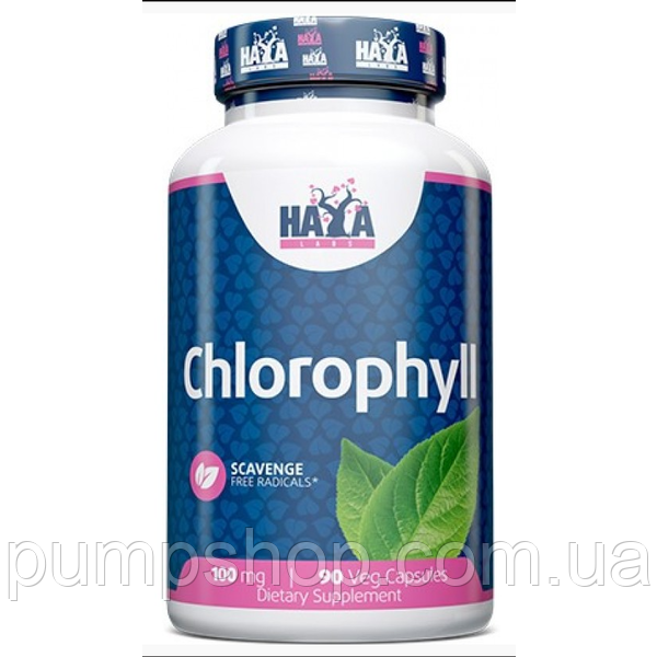 Хлорофіл Haya Labs Chlorophyll 100 мг 90 капс.