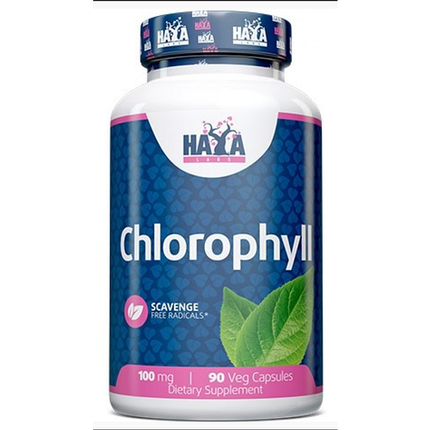 Хлорофіл Haya Labs Chlorophyll 100 мг 90 капс., фото 2