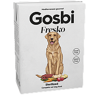 Влажный корм для собак Gosbi Fresko Dog Sterilized 375 г c курицей и свининой