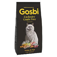 Сухий корм для котів Gosbi Exclusive Grain Free Turkey & Fish Cat Adult 400 г з рибою та індичкою