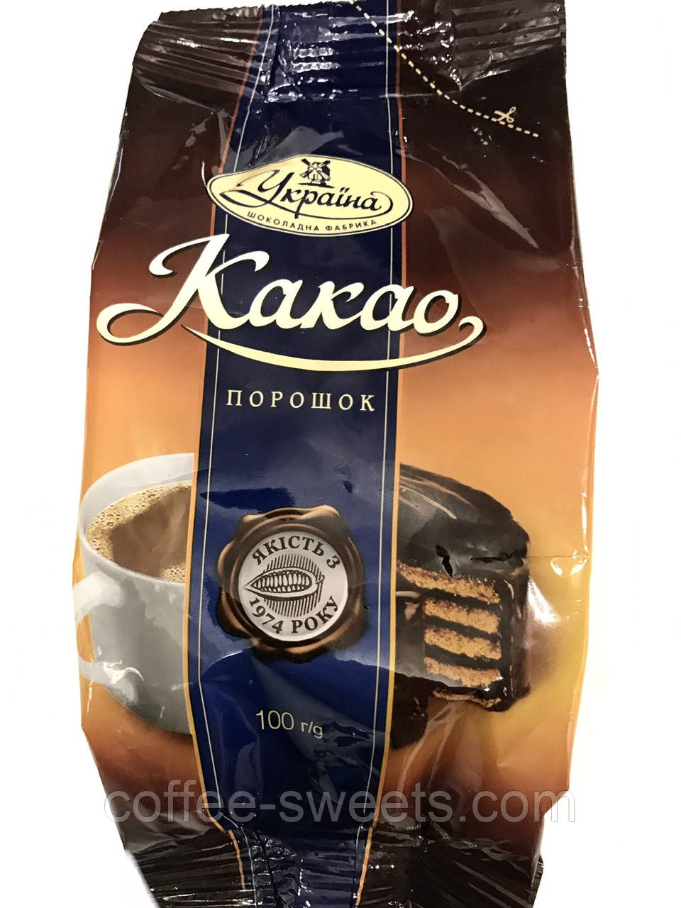 Какао-порошок "Україна" (Тростянець) 100 г