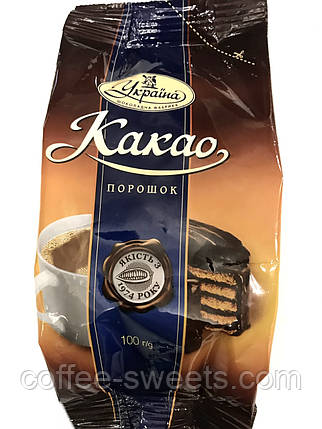 Какао-порошок "Україна" (Тростянець) 100 г, фото 2