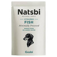Вологий корм для собак Natsbi Steamed Fish 500 г з лососем і рибою