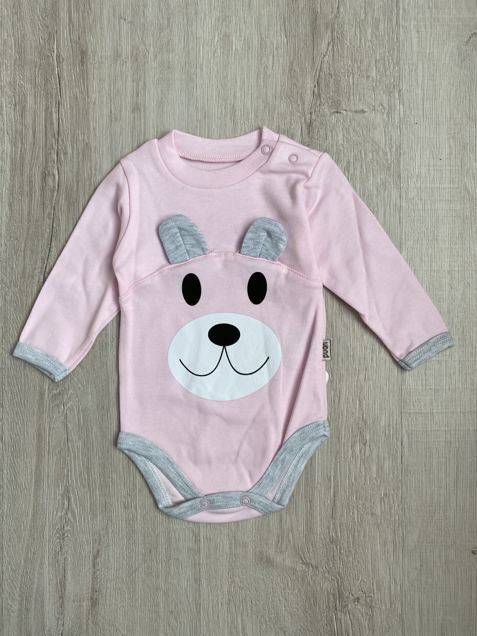 Боді для дівчинки Puan Beby 5694 68 см Рожевий