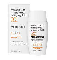 Мінеральний матуючий флюїд для жирної шкіри SPF50+ Mesoprotech Mineral Matt Antiaging Fluid SPF50+, 50 мл