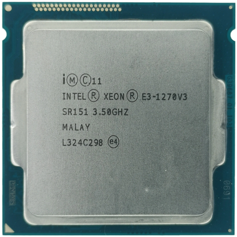 Процесор Intel Xeon E3-1270 v3 3.5 GHz SR151, LGA1150 ( i7-4770K), фото 2