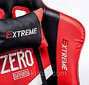 Геймерське крісло Extreme Zero series чорно-червоне спортивне з підставкою для ніг, фото 4