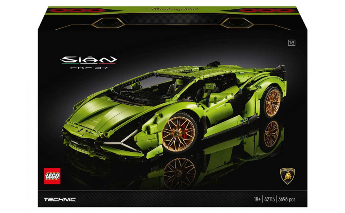 LEGO Technic Lamborghini Sián FKP 37 3696 деталей (42115)
