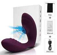 Вуманайзер 2 в 1 Кліторальний вагінальний вібратор 10 режимів