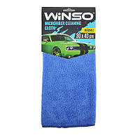 Тряпка для автомобиля Winso из микрофибры синяя (150200) 30x40см