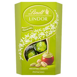 Lindt Lindor Кульки з молочного шоколаду з фісташковим кремом 200g