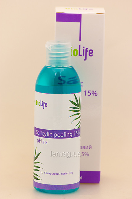 BioLife Пілінг саліциловый Salicylic peeling 15%, 100 мл