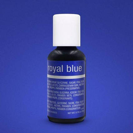 Гелевий барвник Chefmaster Liqua-Gel Royal Blue (Королівський синій)
