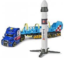 Ігровий набір Dickie Toys Тягач Mack Космічна місія з причепом та ракетою 41 см (3747010)