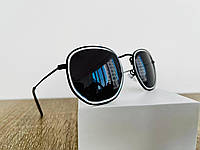 Солнцезащитные в стиле ретро, очки унисекс с черной оправой.