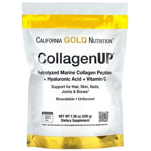 Для суглобів і зв'язок California Gold Nutrition CollagenUP (206 грам.)