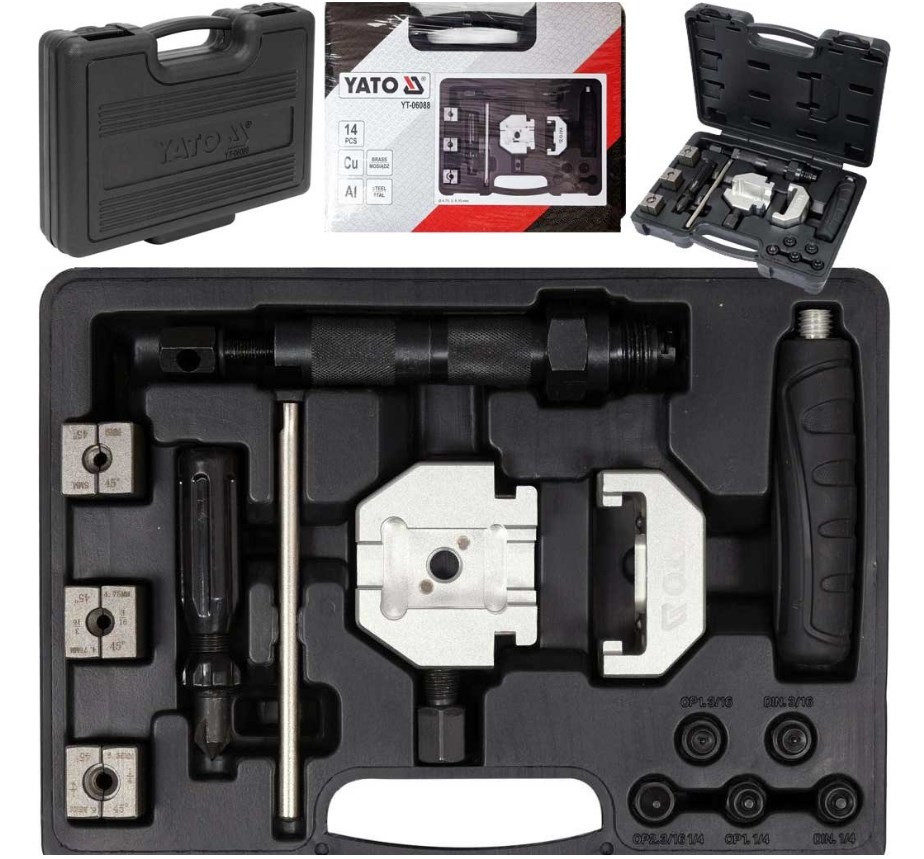 Вальцовка Гідравлічна Набір 14 шт YATO (YT-06088), фото 1