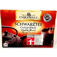 Чай в пакетиках Cornwall Schwarztee Ceylon Assam 50 шт. (Германия)