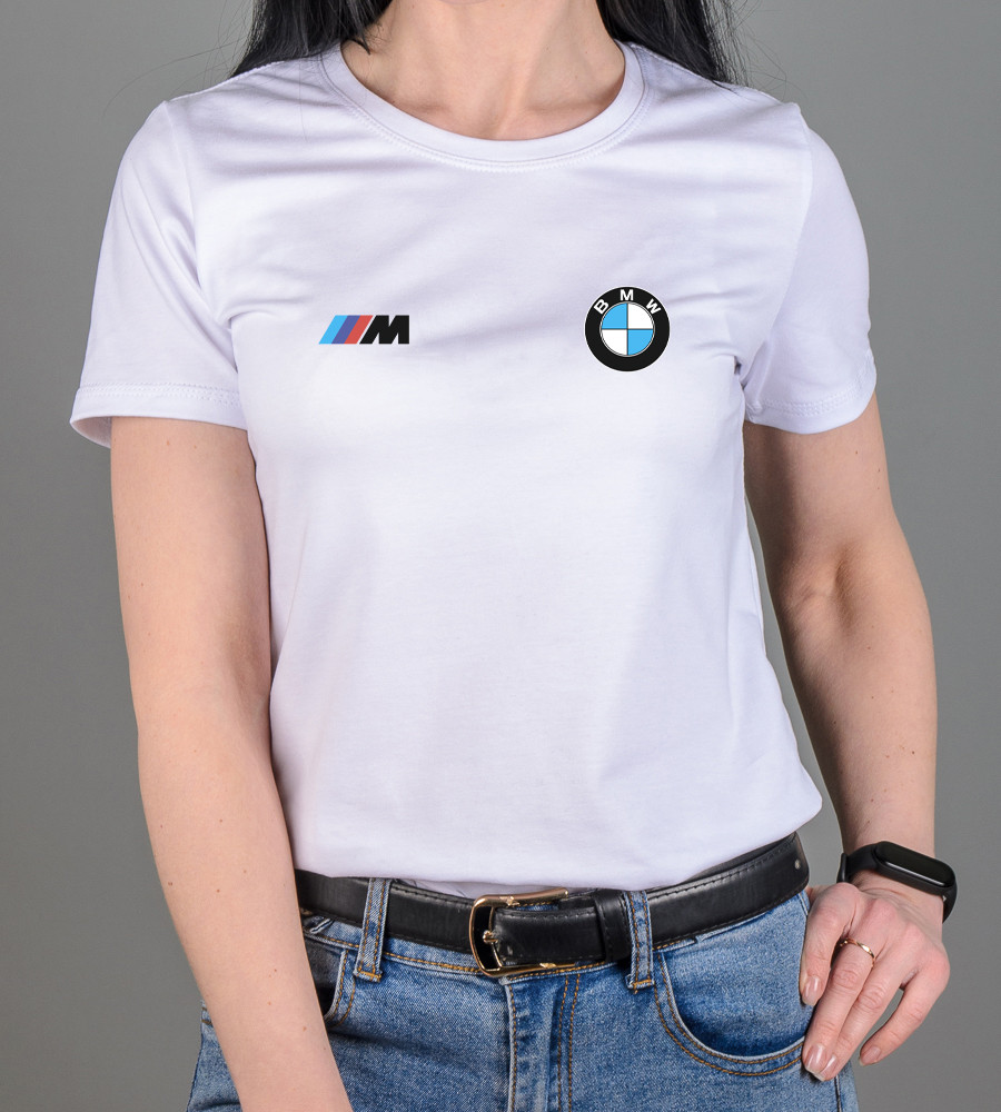 Футболка жіноча BMW 2252ж (Уп.4шт M-XXL), Білий, фото 1