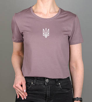 Футболка жіноча Тризуб 2301ж (Уп.4шт M-XXL), Суха троянда