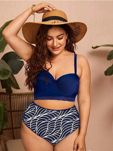 Купальник Sisianna на великі груди Голубий (ID#1796347977), цена: 699 ...