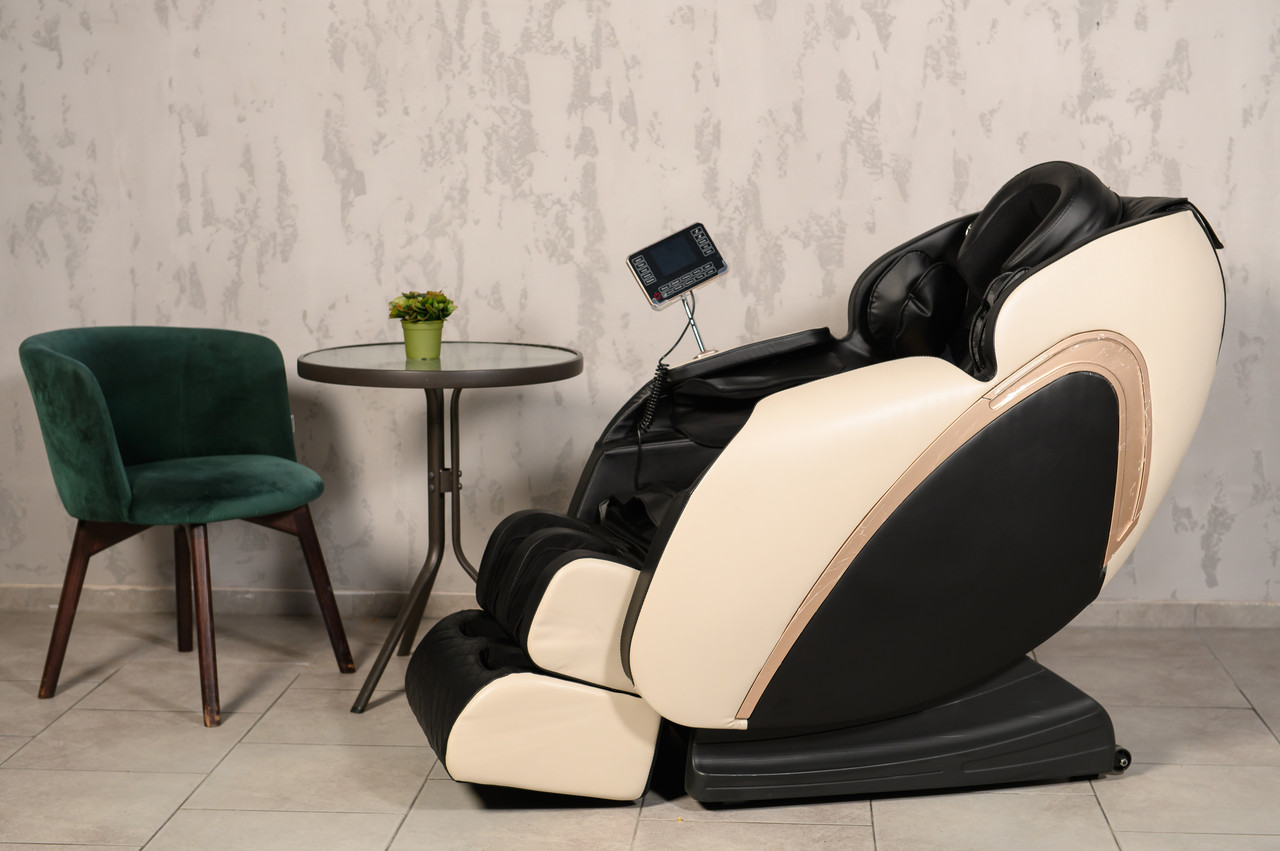 Масажне крісло XZERO X10 SL Black&White, фото 1