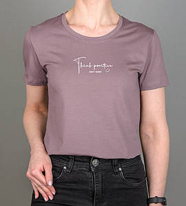 Футболка жіноча Think Positive 2314ж (Уп.4шт M-XXL), Суха троянда