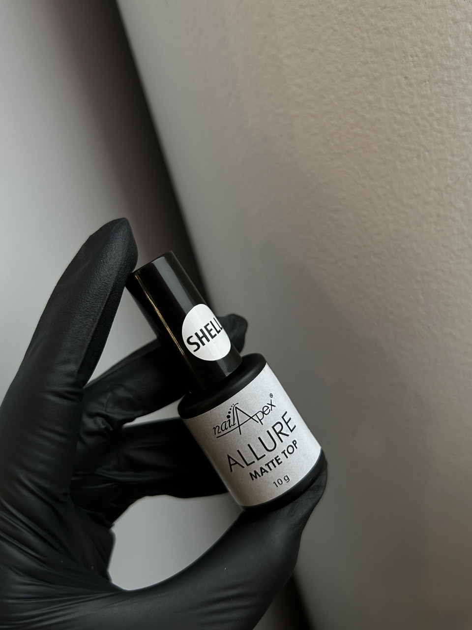 Nail Apex Allure Shell matte top, 10 ml, фото 1