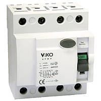 Диференціальний автомат VIKO 4P 32A 30mA