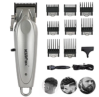 Професійна машинка KooFex Professional Fade Master BLDC Grey (KF-6245-Gr), фото 8